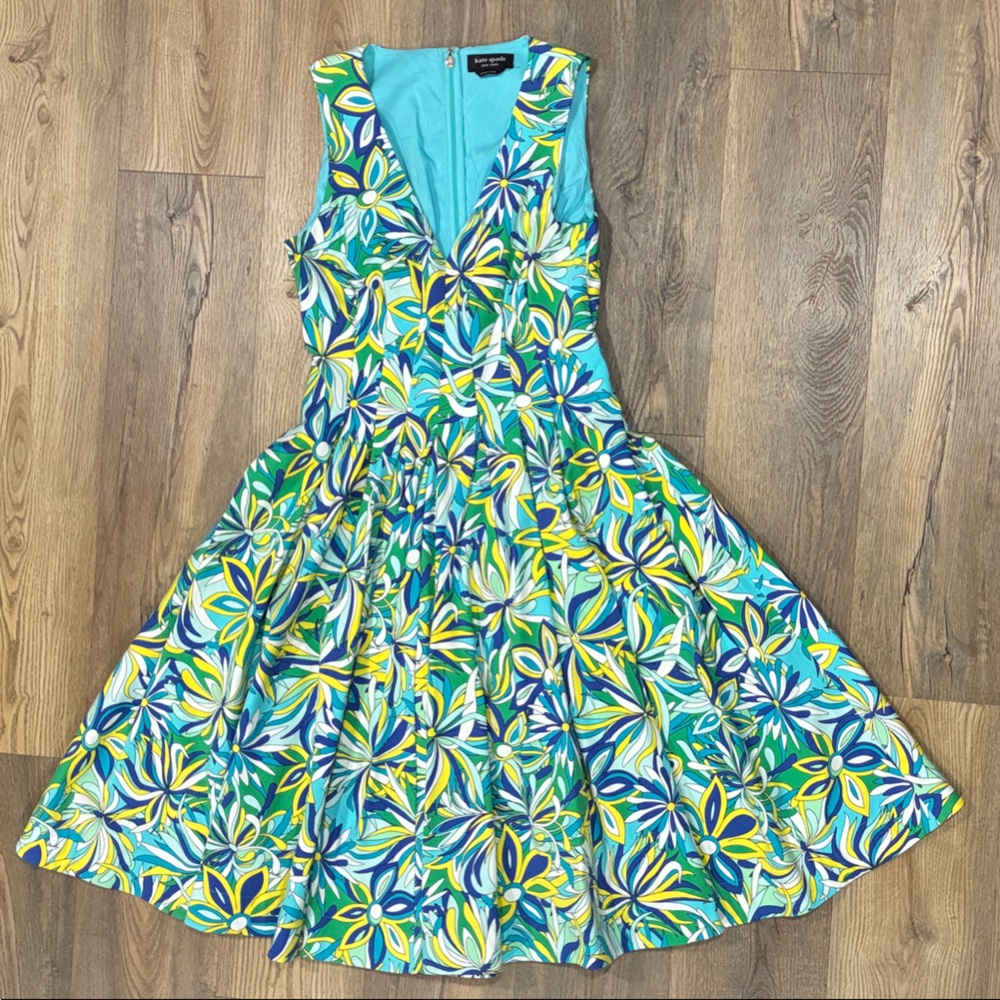 Kate Spade Anemone Floral Amelia Dress